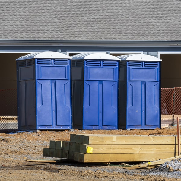 are there any restrictions on where i can place the porta potties during my rental period in Frankford New Jersey